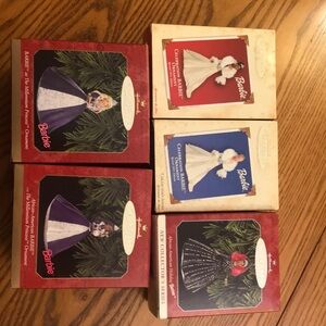 Barbie Vintage Ornaments by Hallmark starting in 1998 -2003.
